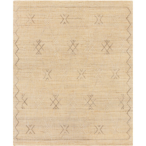 Arielle 120 X 96 inch Beige/Off-White/Gray Handmade Rug