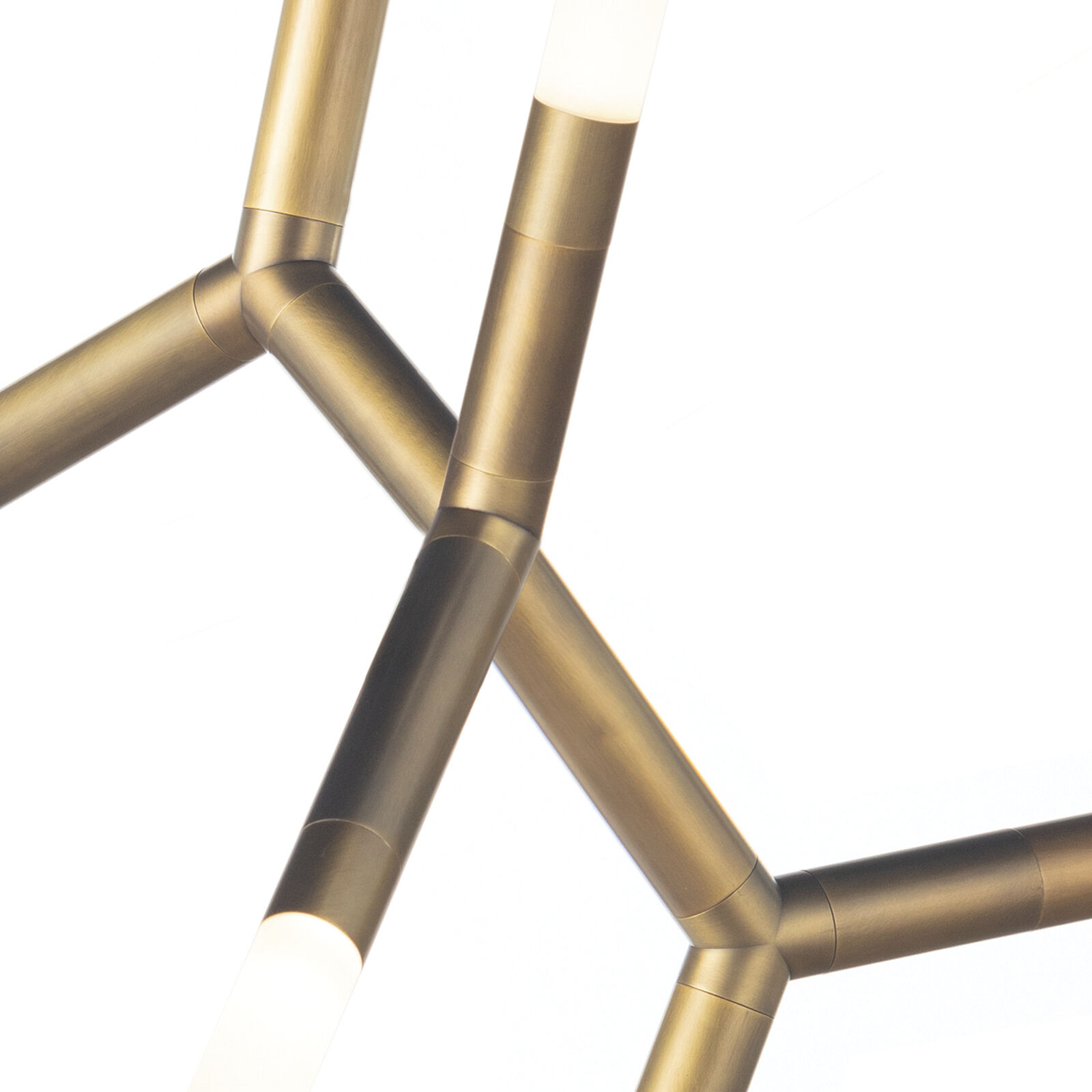 Traveler 7 Light 44.5 inch Natural Brass Chandelier Ceiling Light