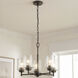 Winslow 5 Light 19.75 inch Olde Bronze Chandelier 1 Tier Small Ceiling Light, Small