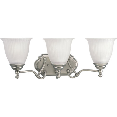 Renovations 3 Light 22 inch Antique Nickel Bath Vanity Wall Light