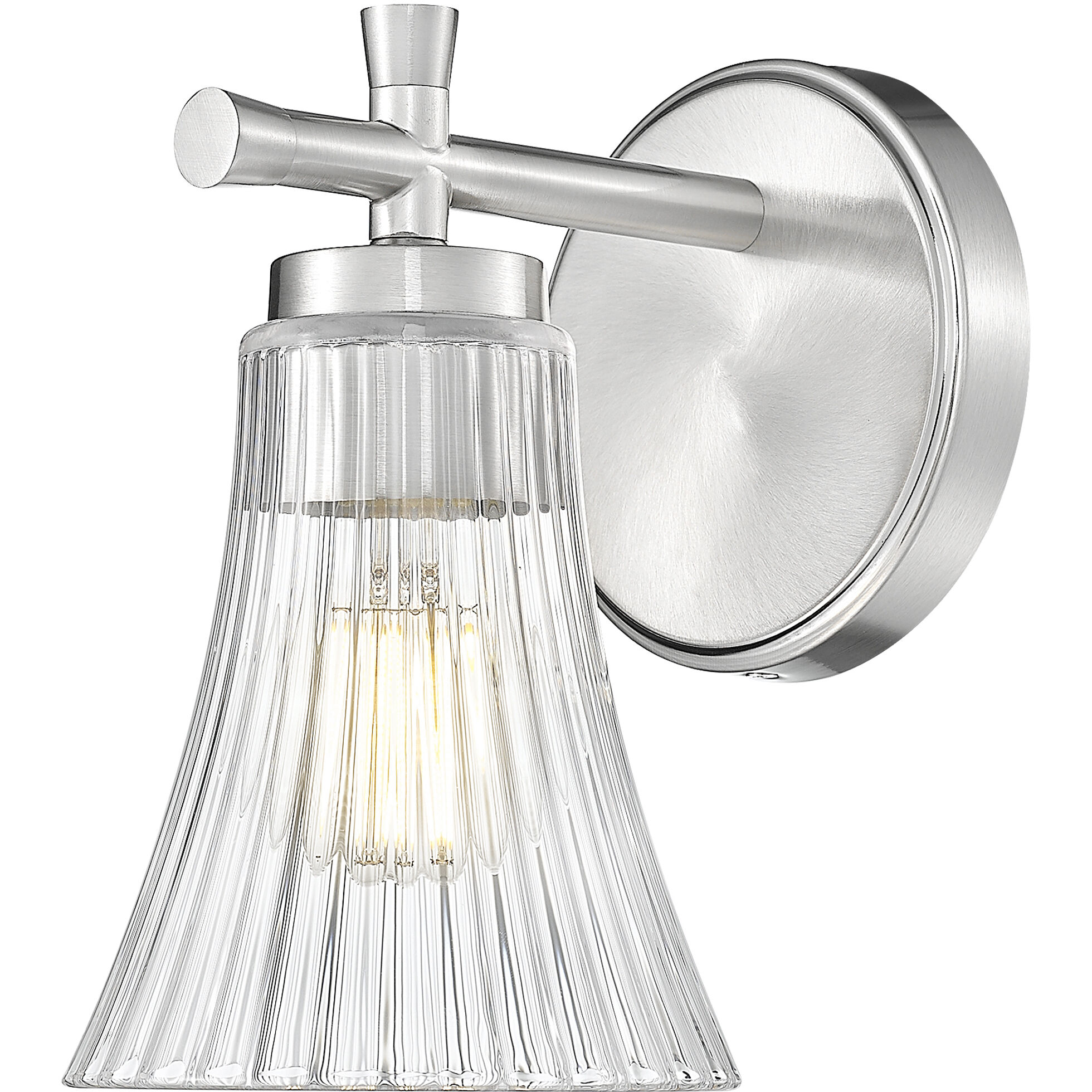 Belle Wall Sconce Wall Light in Brushed Nickel