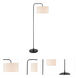 Orea 64 inch 150.00 watt Black Floor Lamp Portable Light
