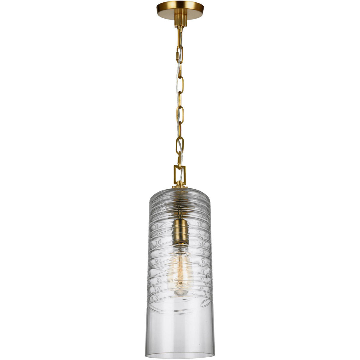 Sean Lavin Elmore 1 Light 5.88 inch Burnished Brass Cylinder Pendant Ceiling Light