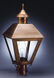 Boston 1 Light 27 inch Antique Brass Post Lamp in Seedy Marine Glass, One 75W Medium with Chimney