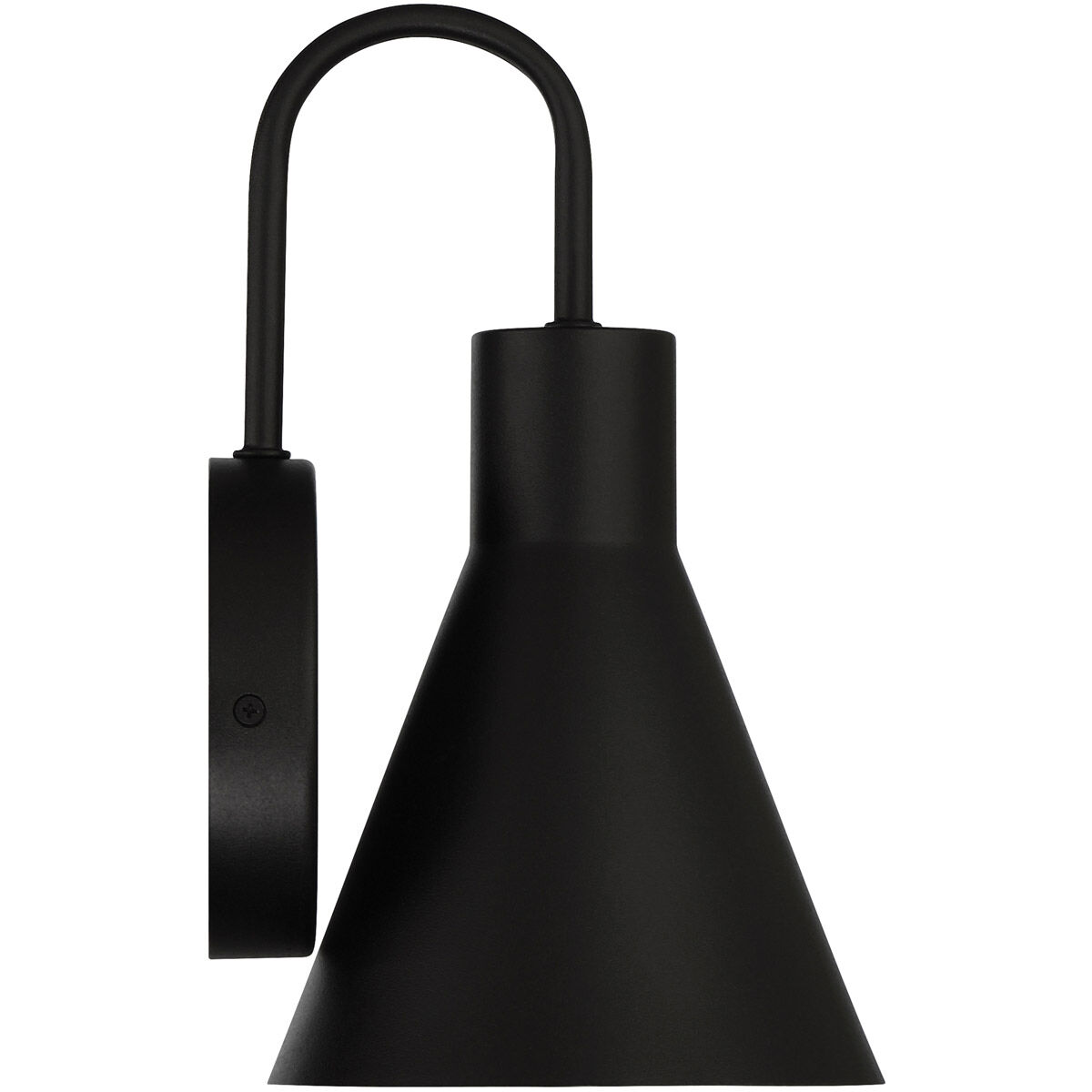 Solano LED 12 inch Black Outdoor Wall Sconce