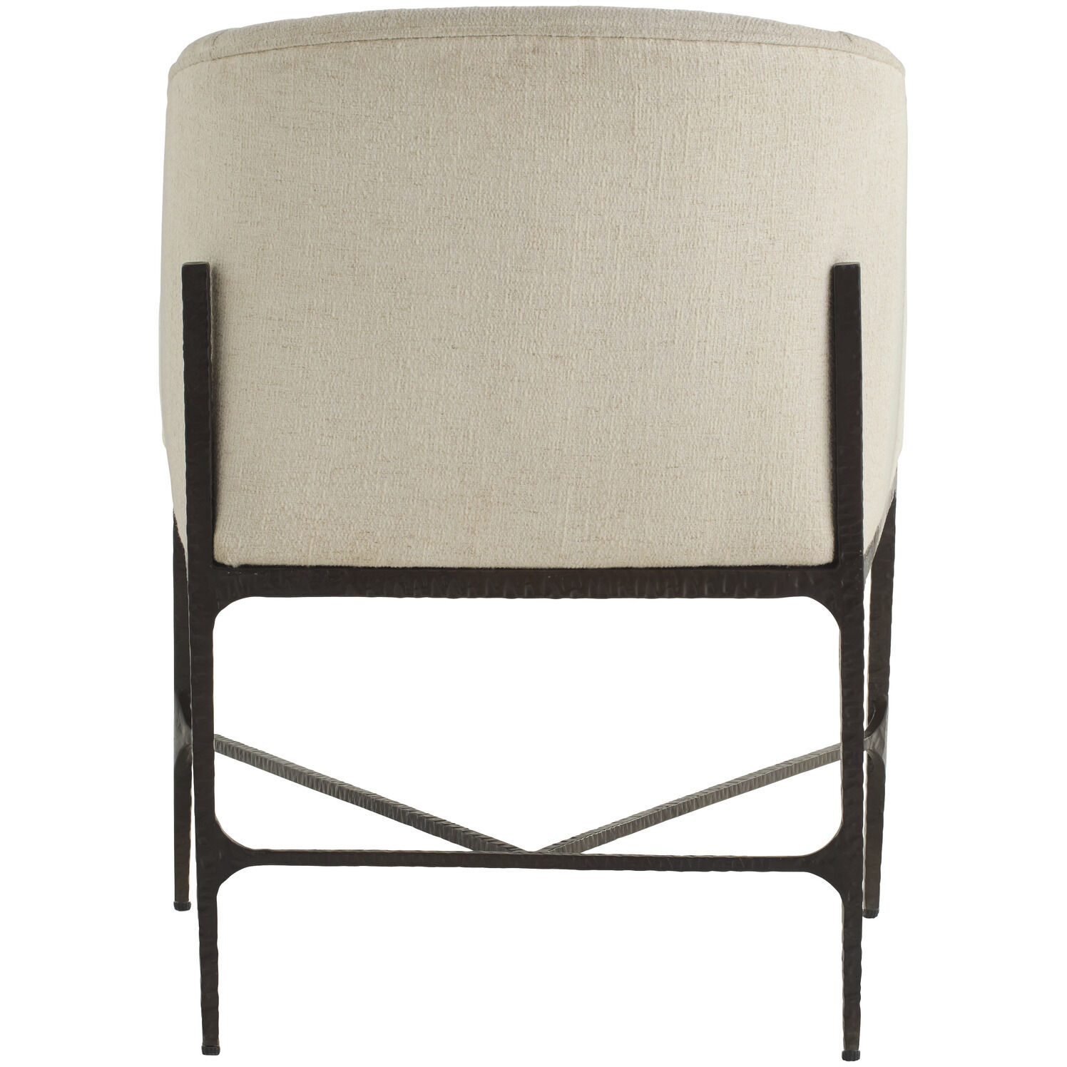 Osbourne Oxford White and Blackened Iron Dining Chair