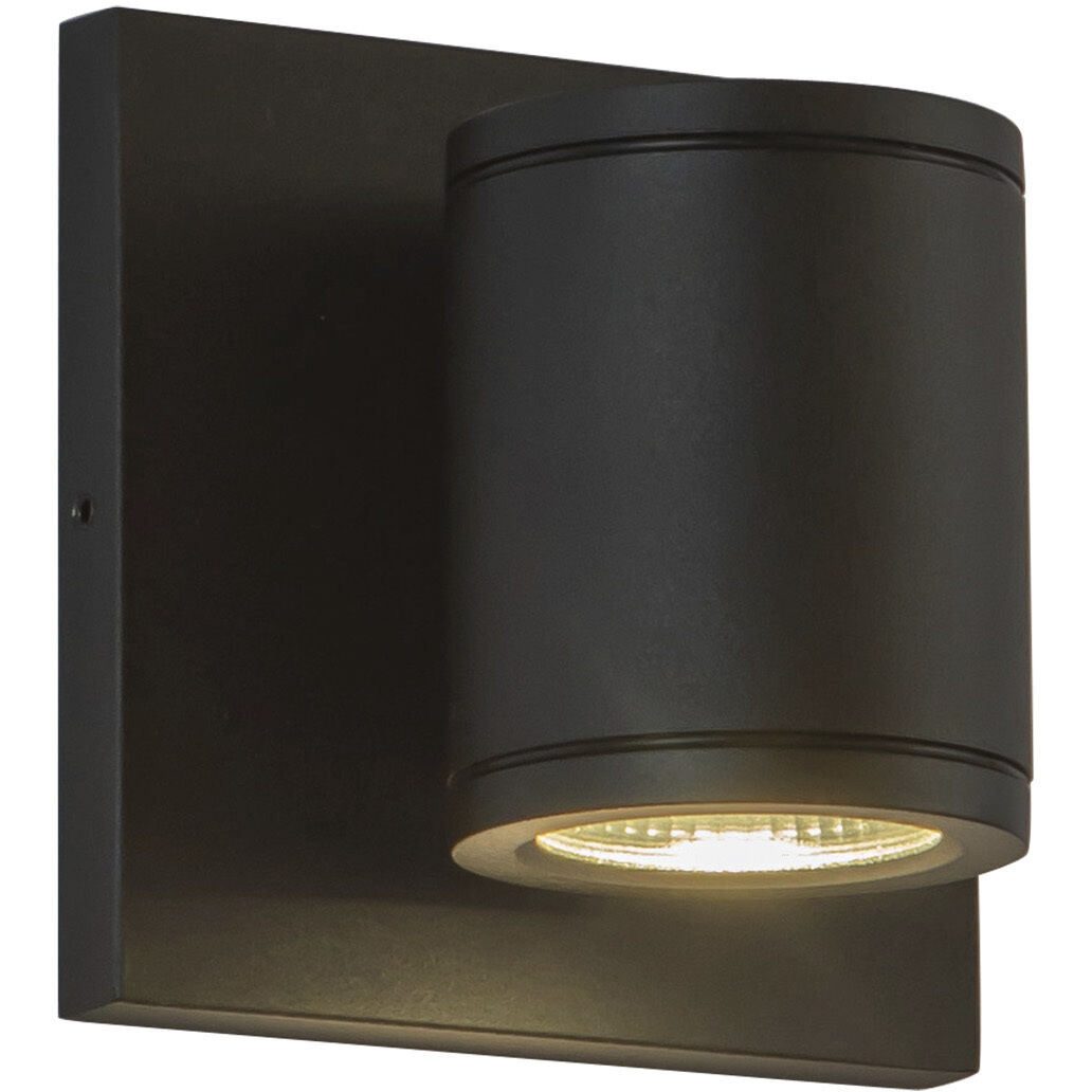 Nordic LED 4.63 inch Black Exterior Wall Light