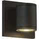 Nordic LED 4.63 inch Black Exterior Wall Light