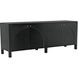 Weston 78.5 X 20.5 inch Hand Rubbed Black with Light Brown Sideboard