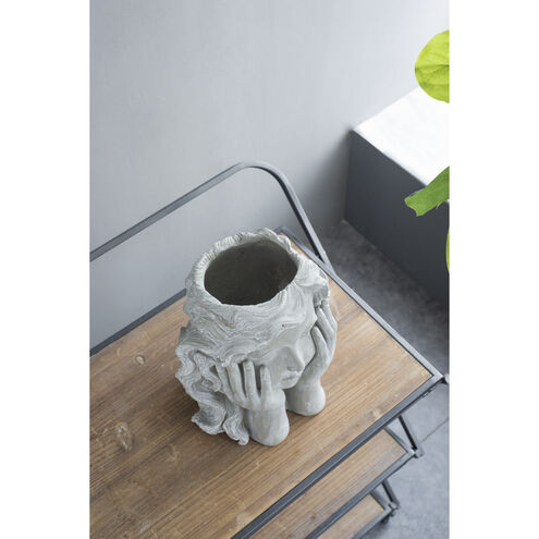 Girl Gray Planter