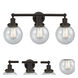 Beacon 3 Light 24.5 inch Oil Rubbed Bronze Bath Vanity Light Wall Light