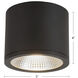 Nordic LED 5 inch Black Exterior Ceiling