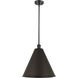 Ballston Cone LED 16 inch Oil Rubbed Bronze Pendant Ceiling Light