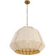 Velune 1 Light 28 inch Legacy Brass Pendant Ceiling Light
