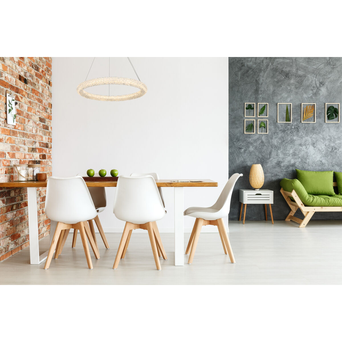 Bowen 1 Light 26 inch Chrome Chandelier Ceiling Light