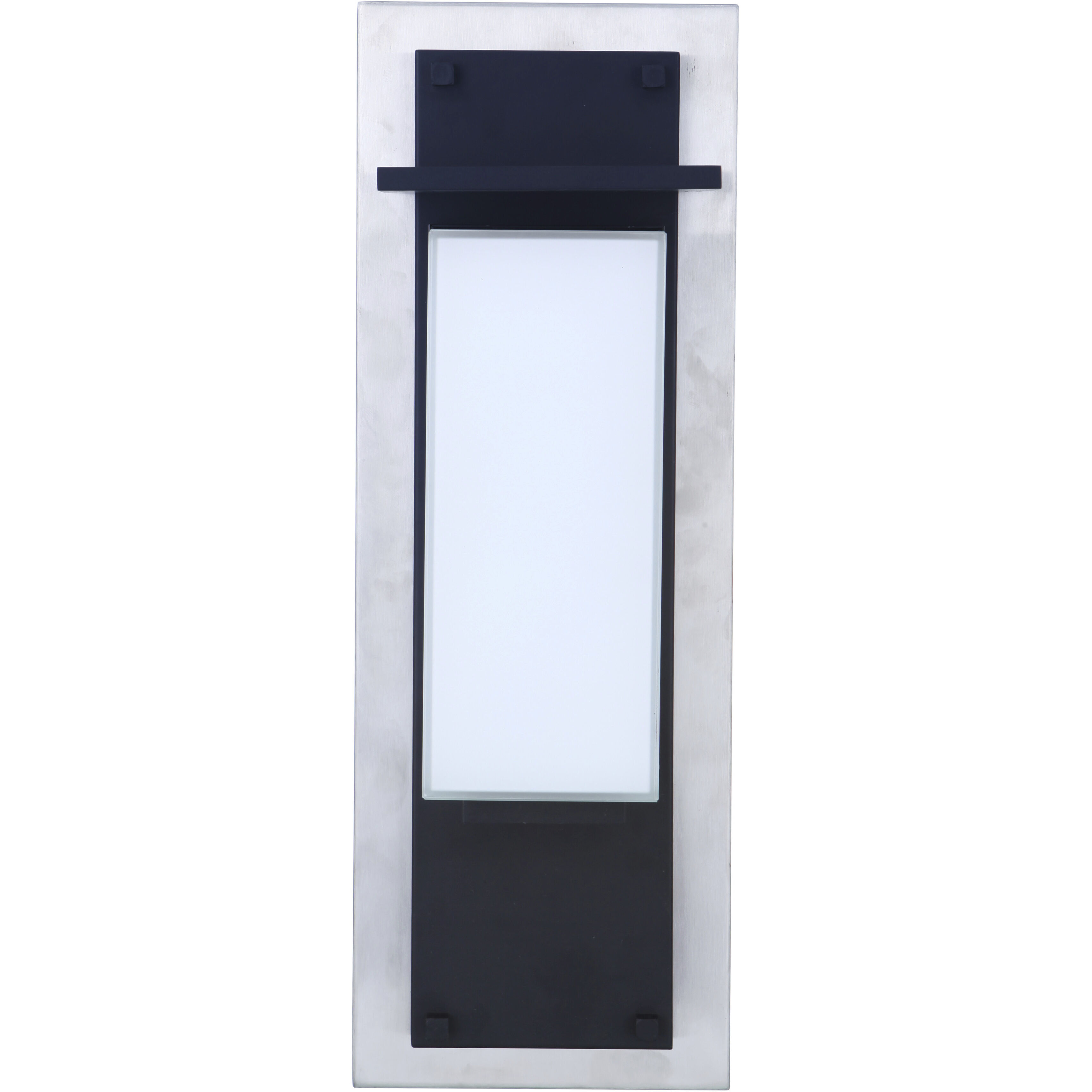 Heights 1 Light 24 inch Stainless Steel/Midnight Outdoor Wall Mount