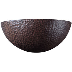 Ambiance LED 10.5 inch Hammered Iron Wall Sconce Wall Light