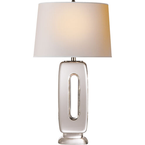 Thomas O'Brien Demi 29 inch 100 watt Crystal Table Lamp Portable Light, Thomas O'Brien, Natural Paper Shade