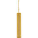 Penfold 1 Light 5 inch Contemporary Gold Leaf/Painted Contemporary Gold Pendant Ceiling Light