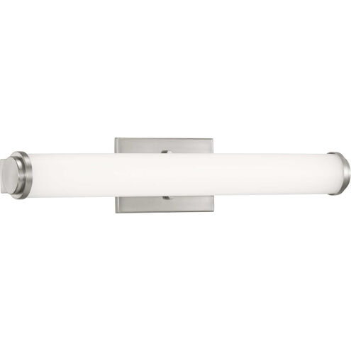 Phase 1.1 LED LED 24 inch Brushed Nickel Linear Bath Bar Wall Light, Progress LED