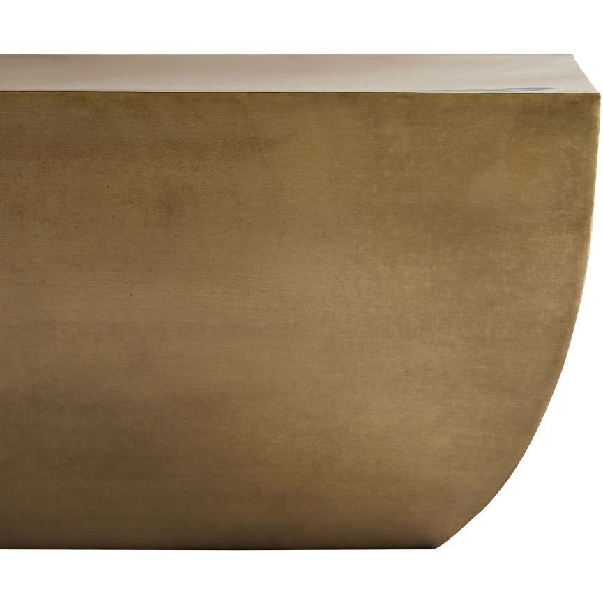 Caroline 49.5 X 15 inch Antique Brass Cocktail Table