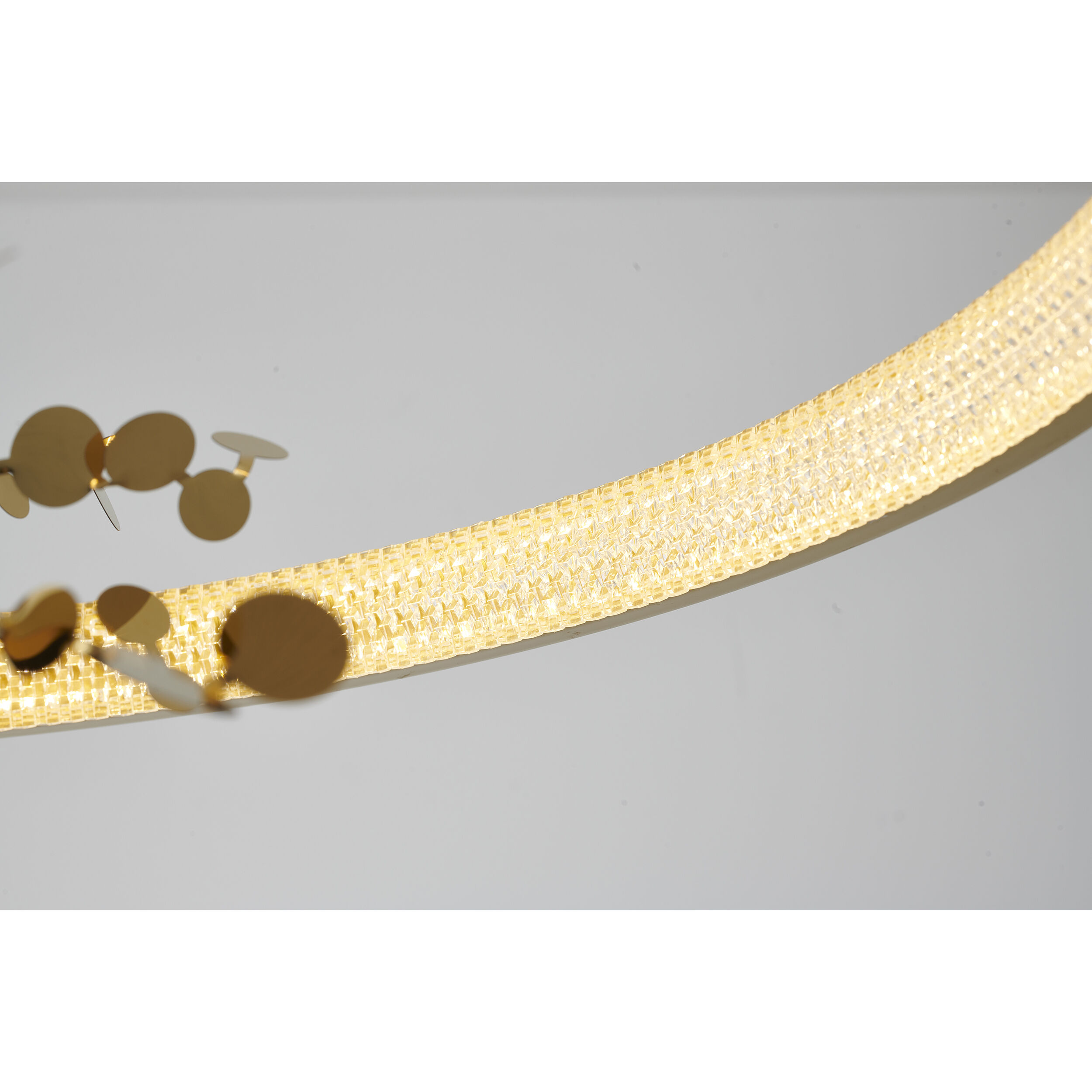 GL Series LED 31.5 inch Gold Chandelier Ceiling Light