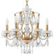 Century 6 Light 21 inch French Gold Chandelier Ceiling Light