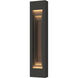 Art + Alchemy Procession 2 Light 40 inch Coastal Natural Iron with Coastal Bronze Outdoor Wall Light in Coastal Natural Iron/Coastal Bronze