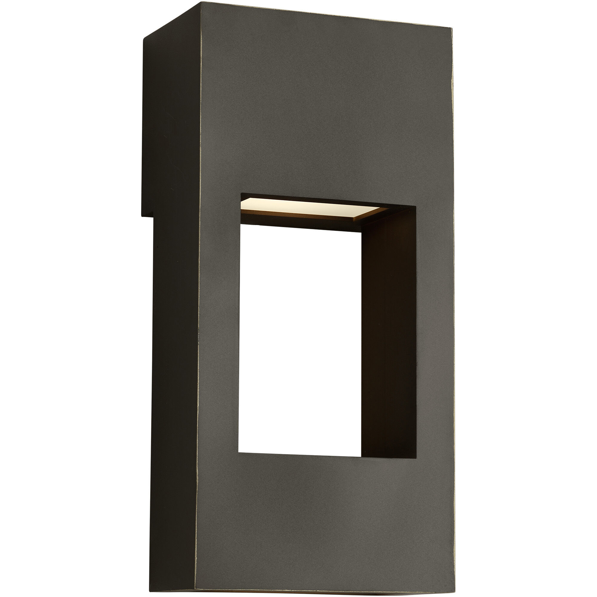 Testa LED 12 inch Antique Bronze Outdoor Wall Lantern