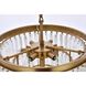 Sydney 9 Light 20 inch Satin Gold Chandelier Ceiling Light