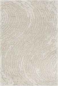 Oakland 36 X 24 inch Cream Rug in 2 x 3, Rectangle