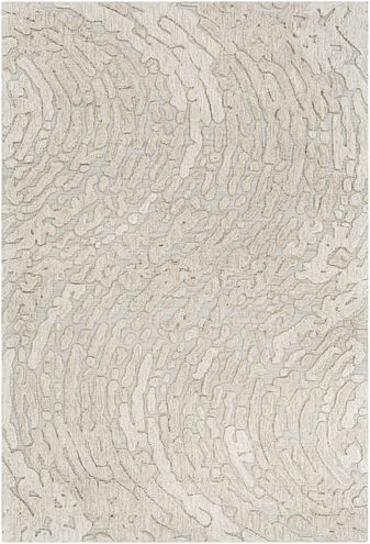 Oakland 36 X 24 inch Cream Rug in 2 x 3, Rectangle