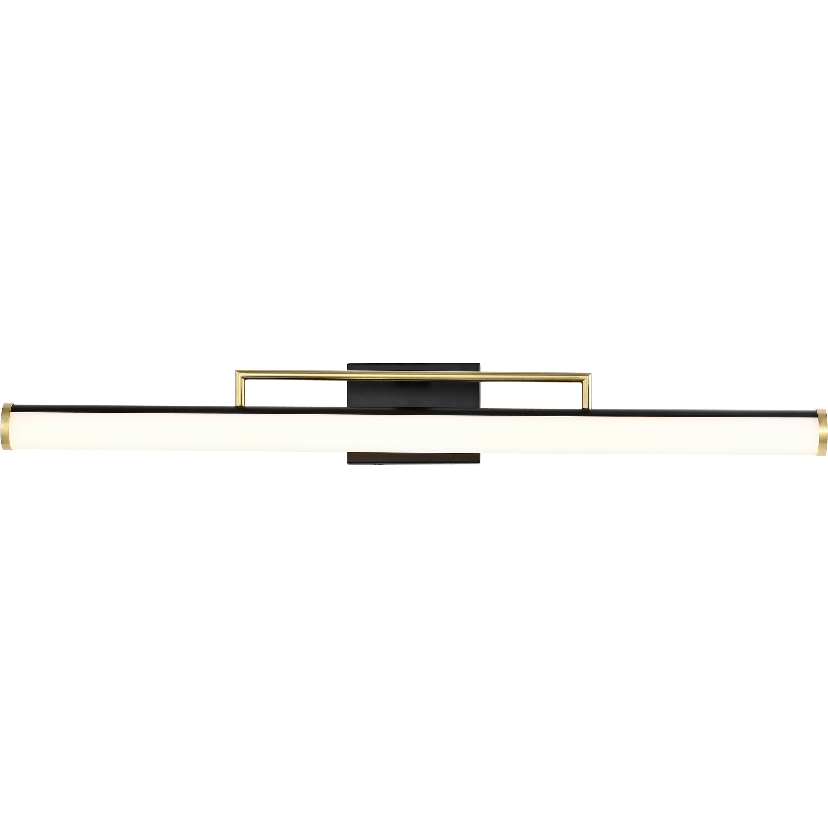 Solano LED 36 inch Matte Black Bath Vanity Light Wall Light