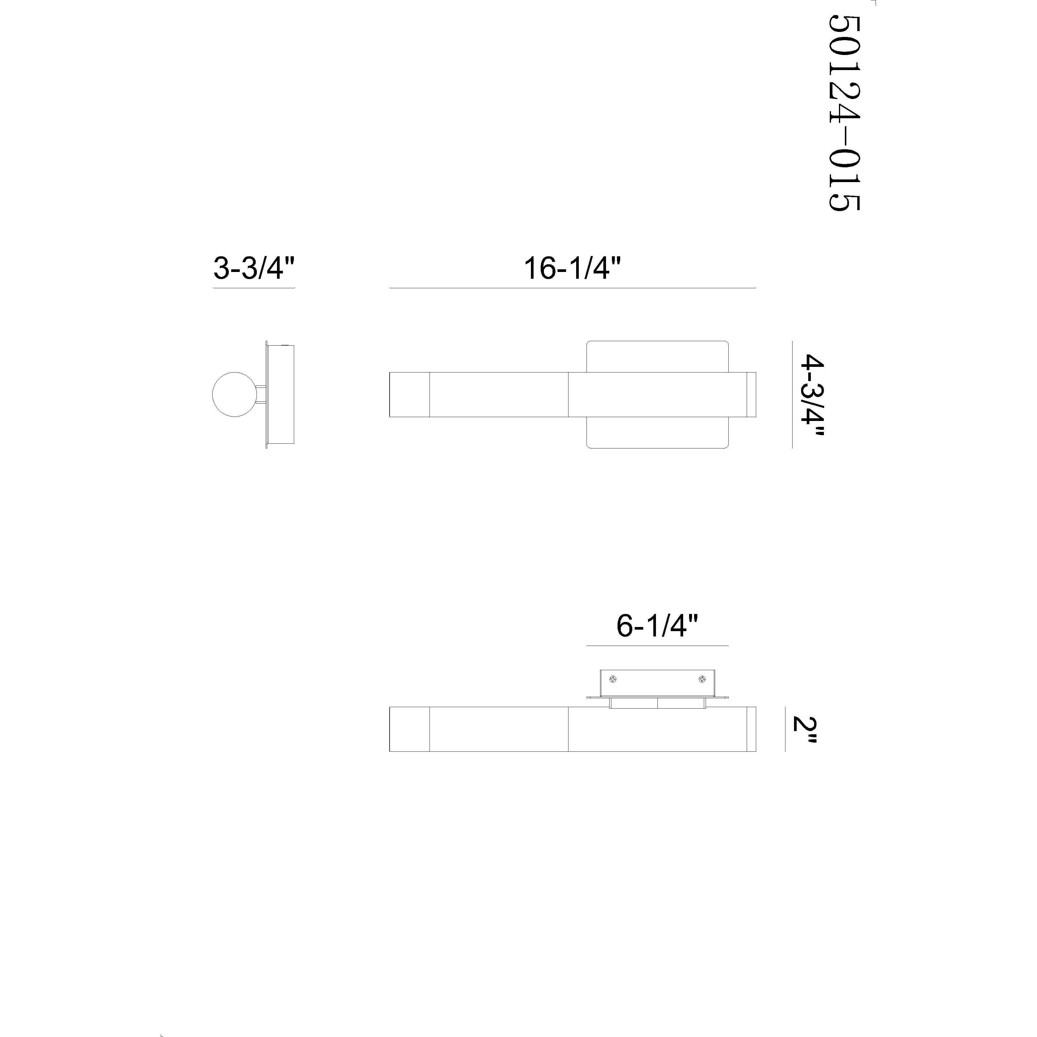 Ronda LED 4.75 inch Harlow Bronze ADA Wall Sconce Wall Light