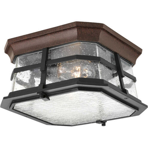 Derby 2 Light 10 inch Espresso Outdoor Flush Mount