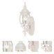 Central Park 1 Light 20 inch White Outdoor Wall Lantern