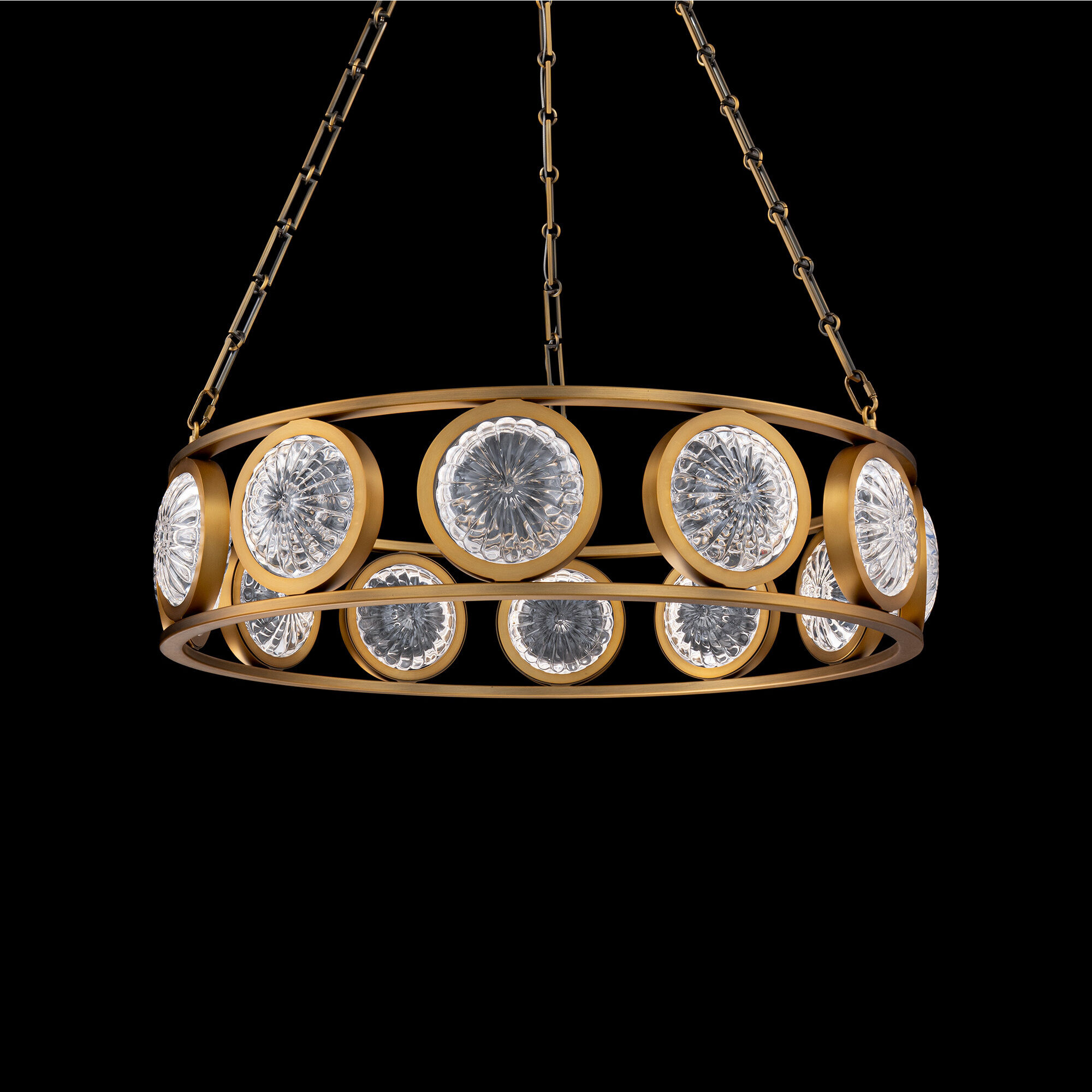 Signature Bangelle LED 33.5 inch Black Pendant Ceiling Light