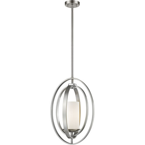 Ashling 1 Light 11.38 inch Brushed Nickel Pendant Ceiling Light