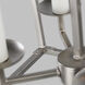 C&M by Chapman & Myers Dianna 4 Light 17 inch Brushed Nickel Pendant Ceiling Light