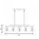 Calhoun 5 Light 40 inch Warm Brass Linear Chandelier Ceiling Light, Essentials