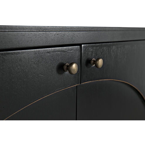 Weston 78.5 X 20.5 inch Hand Rubbed Black Sideboard