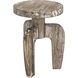New Shizue 25 X 18 inch Distressed Mindi Side Table, Small