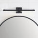 Sean Lavin Kal LED Nightshade Black Bath Light Wall Light, Integrated LED