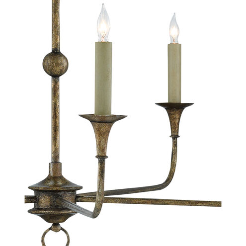 Nottaway 5 Light 36 inch Pyrite Bronze Chandelier Ceiling Light, Small