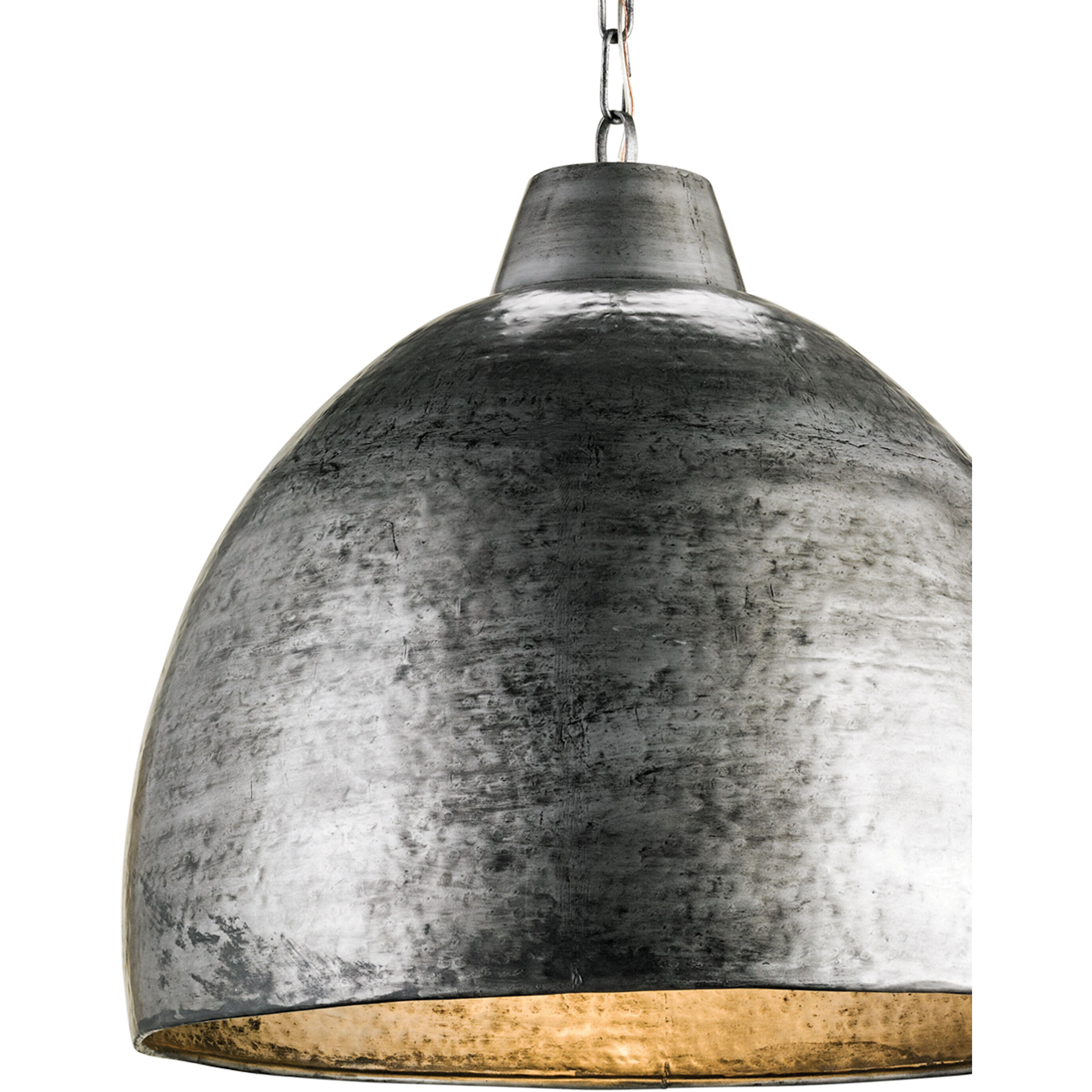 Earthshine 1 Light 22 inch Blackened Steel Pendant Ceiling Light, Large
