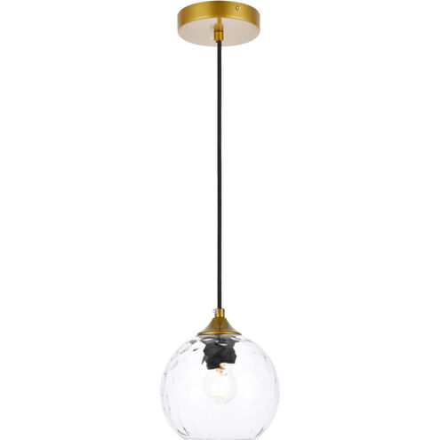 Cashel 1 Light 6 inch Brass Pendant Ceiling Light