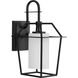 Chilton 1 Light 15 inch Textured Black Outdoor Wall Lantern