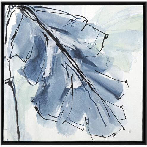 Luxe Banana Leaf Blue and Green Canvas