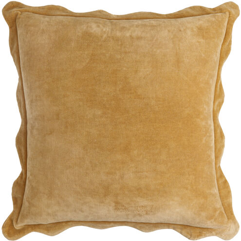 Effervescent 18 X 18 inch Mustard Accent Pillow