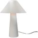 Portable 21.5 inch 60.00 watt Matte White and Champagne Gold and Brushed Brass Portable Lamp Portable Light